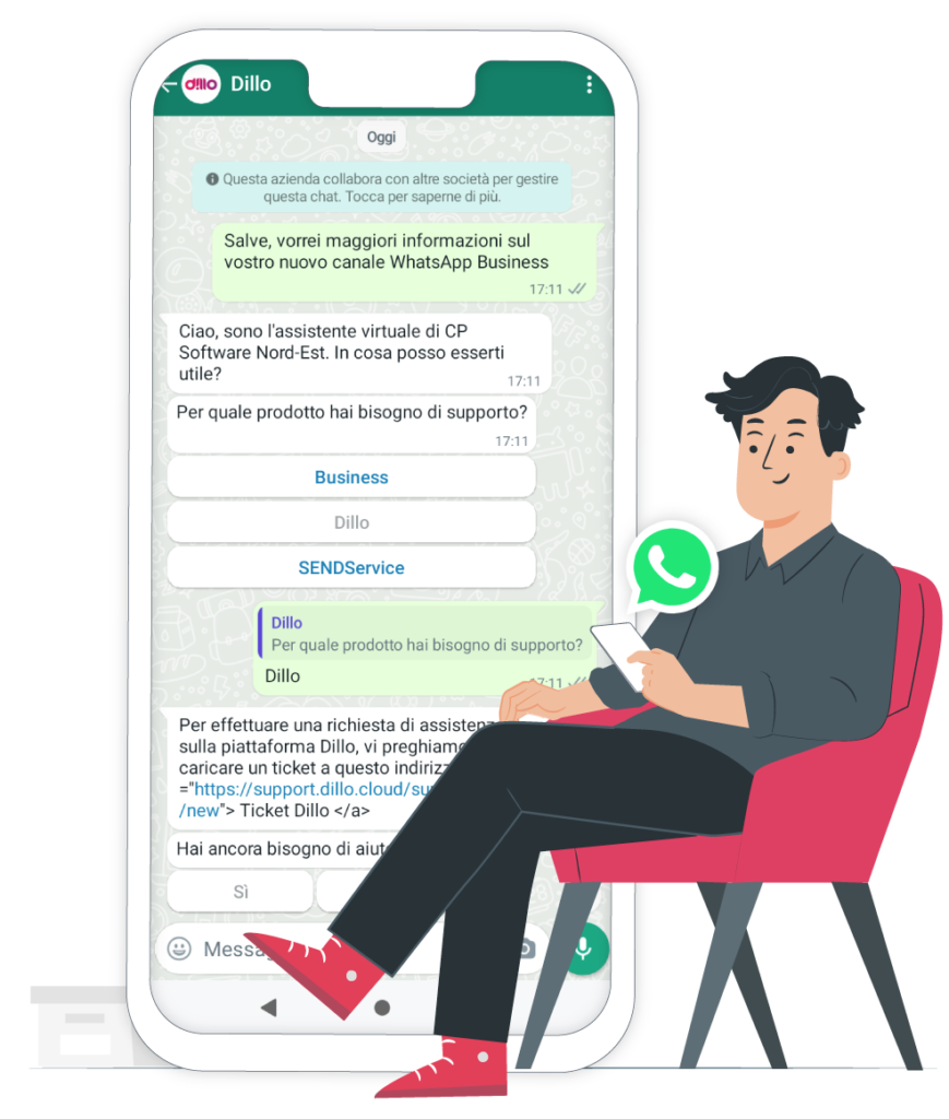 Whatsapp Business API con Dillo